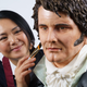 A life-sized cake of Mr Darcy, as played by Colin Firth in the TV mini-series of Pride and Prejudice, has been created by cake designer Michelle Wibowo in the 25th anniversary year of the iconic series to celebrate the launch of Jane Austen season on Drama, which airs 6th – 20th September.